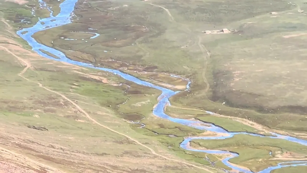 The river writes the valley